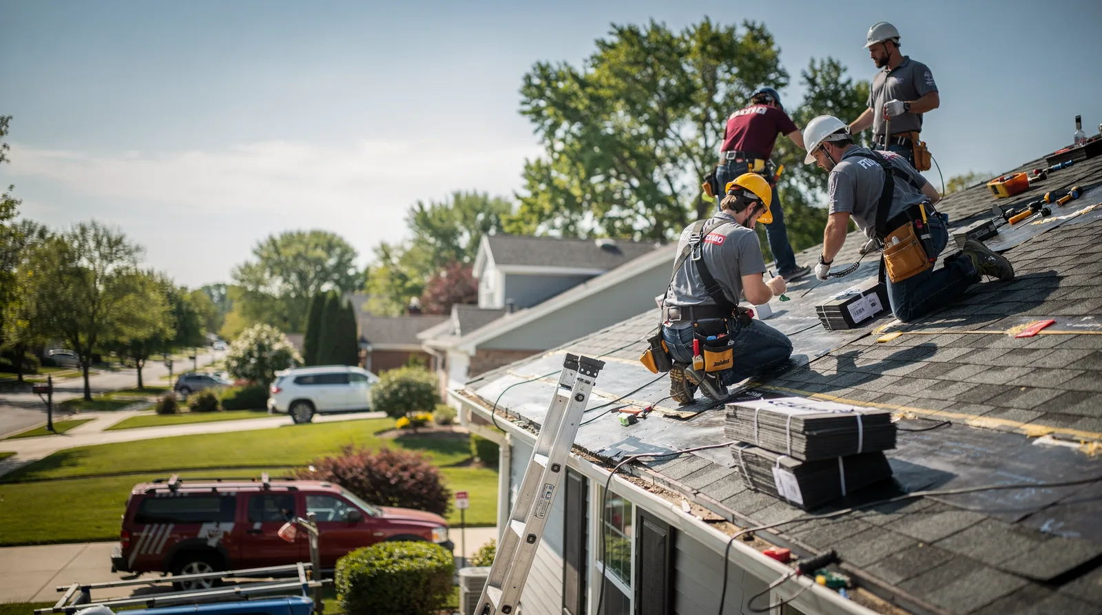 Roof Repair in Hanover, IL around you